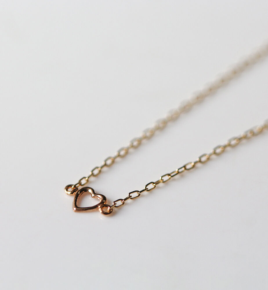  「ゴールド ハート ブレスレット | K10YG」|ブレスレット・バングル|