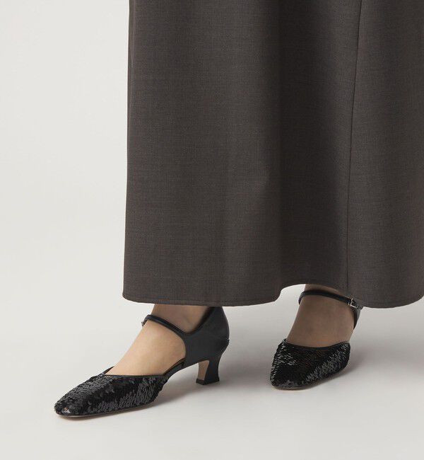 ODETTE E ODILE「スクエアセパレートベルト パンプス45&uarr;」|パンプス|