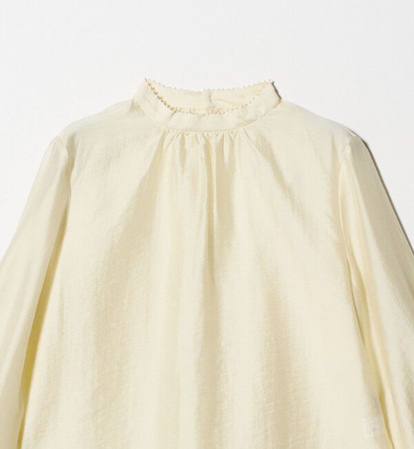 UNITED ARROWS green label relaxing「フェイクパール スタンドネック ブラウス」|シャツ・ブラウス|