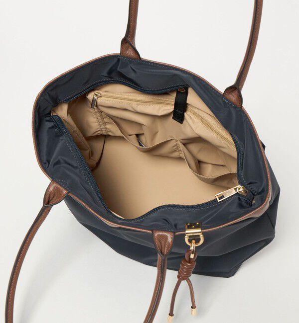 UNITED ARROWS green label relaxing「チャームツキ ロングハンドル トートバッグ はっ水」|ショルダー・メッセンジャー|