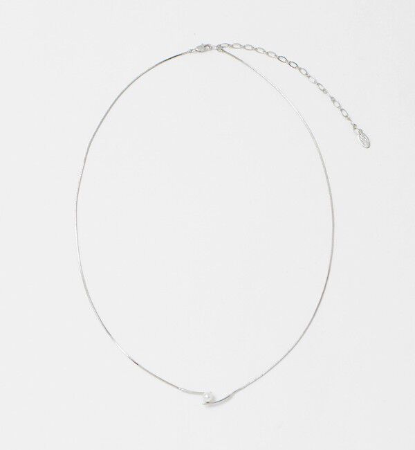 UNITED ARROWS green label relaxing「モチーフ付き スネークチェーン ネックレス」|ネックレス|SILVER