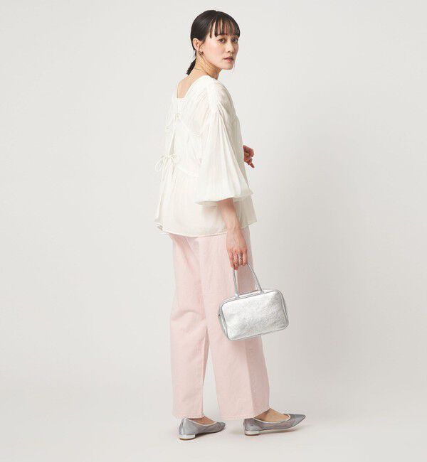 UNITED ARROWS green label relaxing「全方位映えギャザーブラウス」|シャツ・ブラウス|