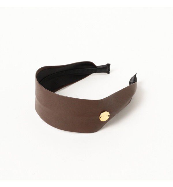 Demi-Luxe BEAMS 「TRESSE / ワイド レザー カチューシャ」|その他|