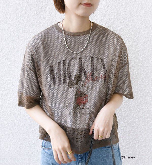 SHIPS for women「〈手洗い可能〉メッシュ編 半袖 ニット プルオーバー」|ニット・セーター|