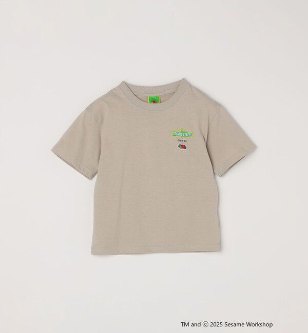 SHIPS any「FRUIT OF THE LOOM: SESAME STREET プリント Tシャツ<KIDS>」|Tシャツ・カットソー|ライトグレー