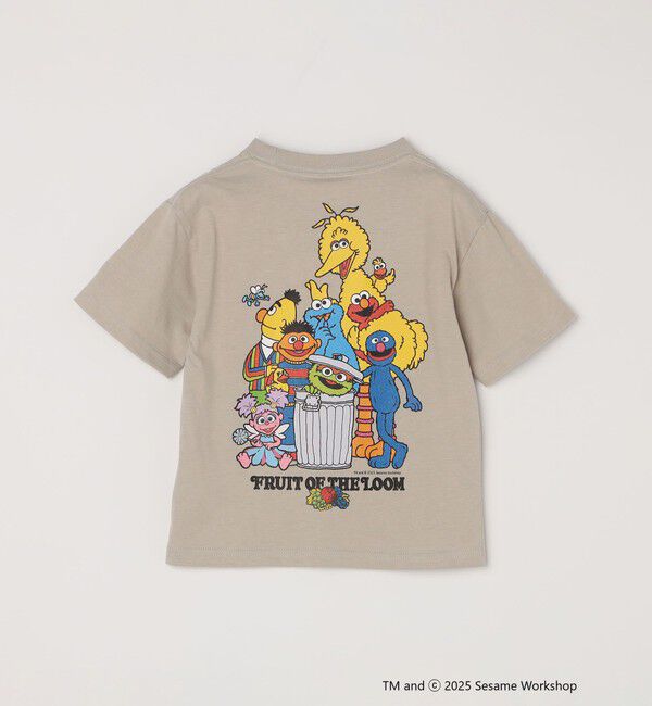 SHIPS any「FRUIT OF THE LOOM: SESAME STREET プリント Tシャツ<KIDS>」|Tシャツ・カットソー|