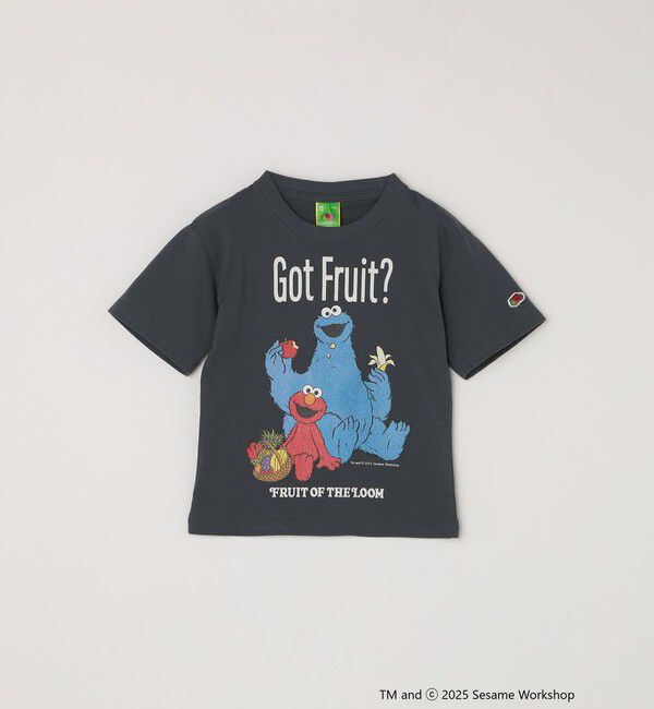 SHIPS any「FRUIT OF THE LOOM: SESAME STREET プリント Tシャツ<KIDS>」|Tシャツ・カットソー|