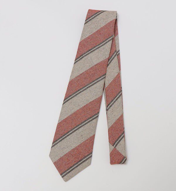 SHIPS「Puccini: シルク メランジ レジメンタル ネクタイ」|ネクタイ・蝶ネクタイ|