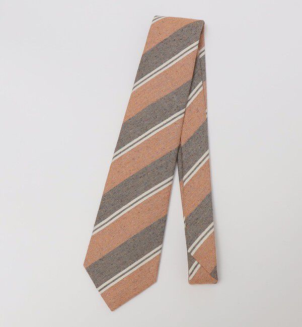 SHIPS「Puccini: シルク メランジ レジメンタル ネクタイ」|ネクタイ・蝶ネクタイ|