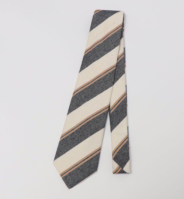 SHIPS「Puccini: シルク メランジ レジメンタル ネクタイ」|ネクタイ・蝶ネクタイ|