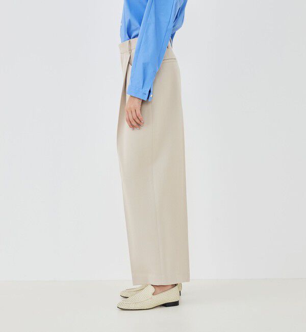 GALERIE VIE「コットンウールギャバジン ラウンドシルエットパンツ」|その他|
