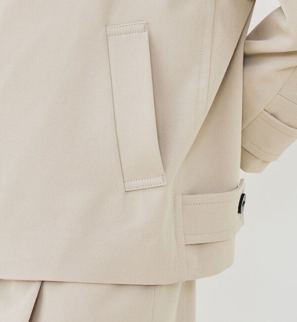 GALERIE VIE「コットンウールギャバジン ハイネックショートコート」|その他|