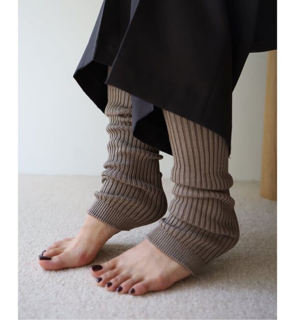 EMILYWEEK「シルク混リブアーム&レッグウォーマー」|その他|ブラウン C