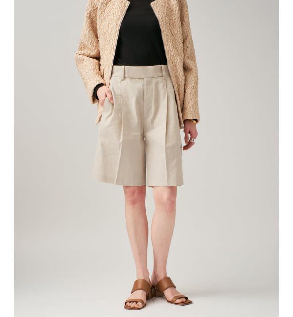 VERMEIL par iena「《予約》Clean Linen ショーツ」|その他|ベージュ