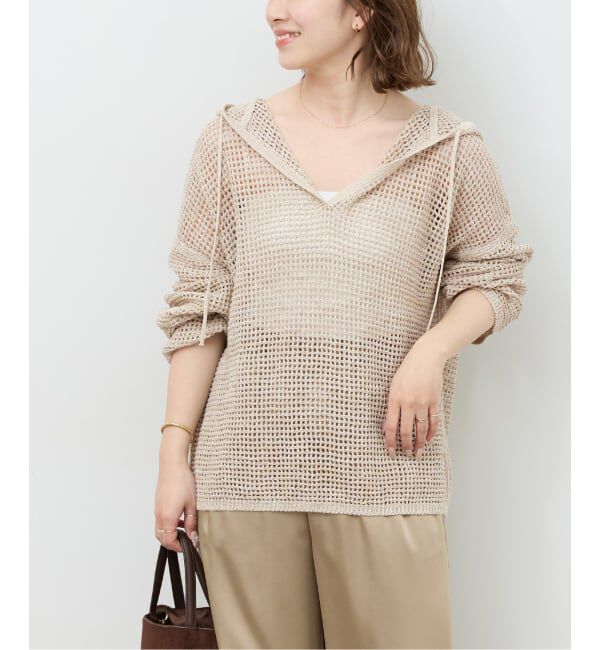 JOURNAL STANDARD relume「《予約》ミックスメッシュフーディー」|ニット・セーター|