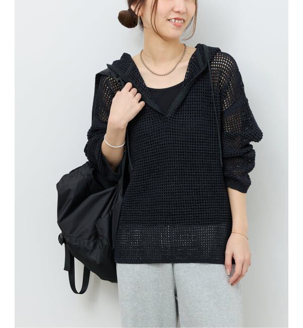 JOURNAL STANDARD relume「《予約》ミックスメッシュフーディー」|ニット・セーター|