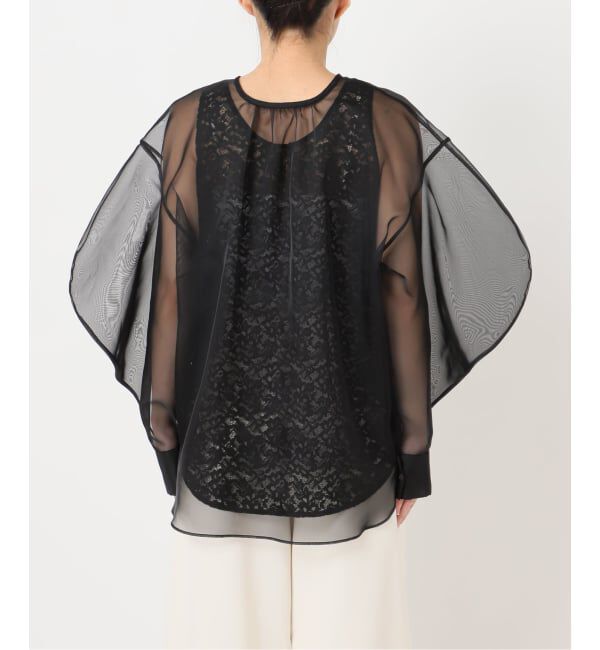 HARDY NOIR「オーガンジーXレースブラウス」|シャツ・ブラウス|