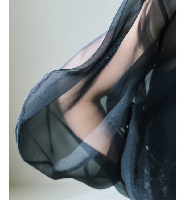 HARDY NOIR「オーガンジーXレースブラウス」|シャツ・ブラウス|