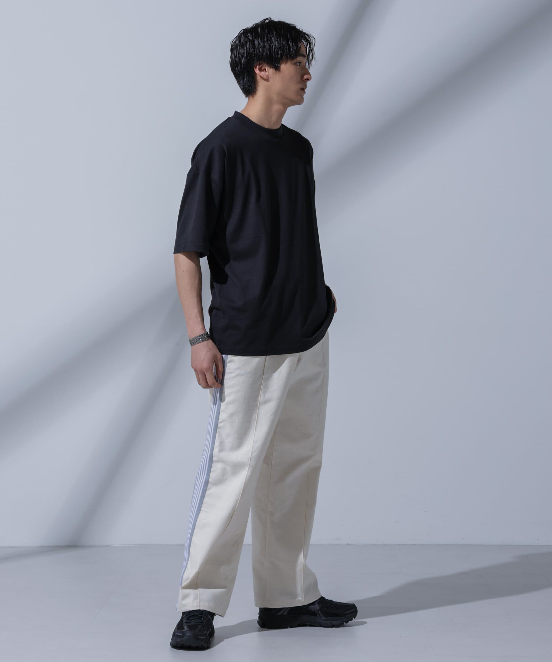 nano･universe「Anti Soaked(R)汗染み防止 クルーネックビッグT」|Tシャツ・カットソー|