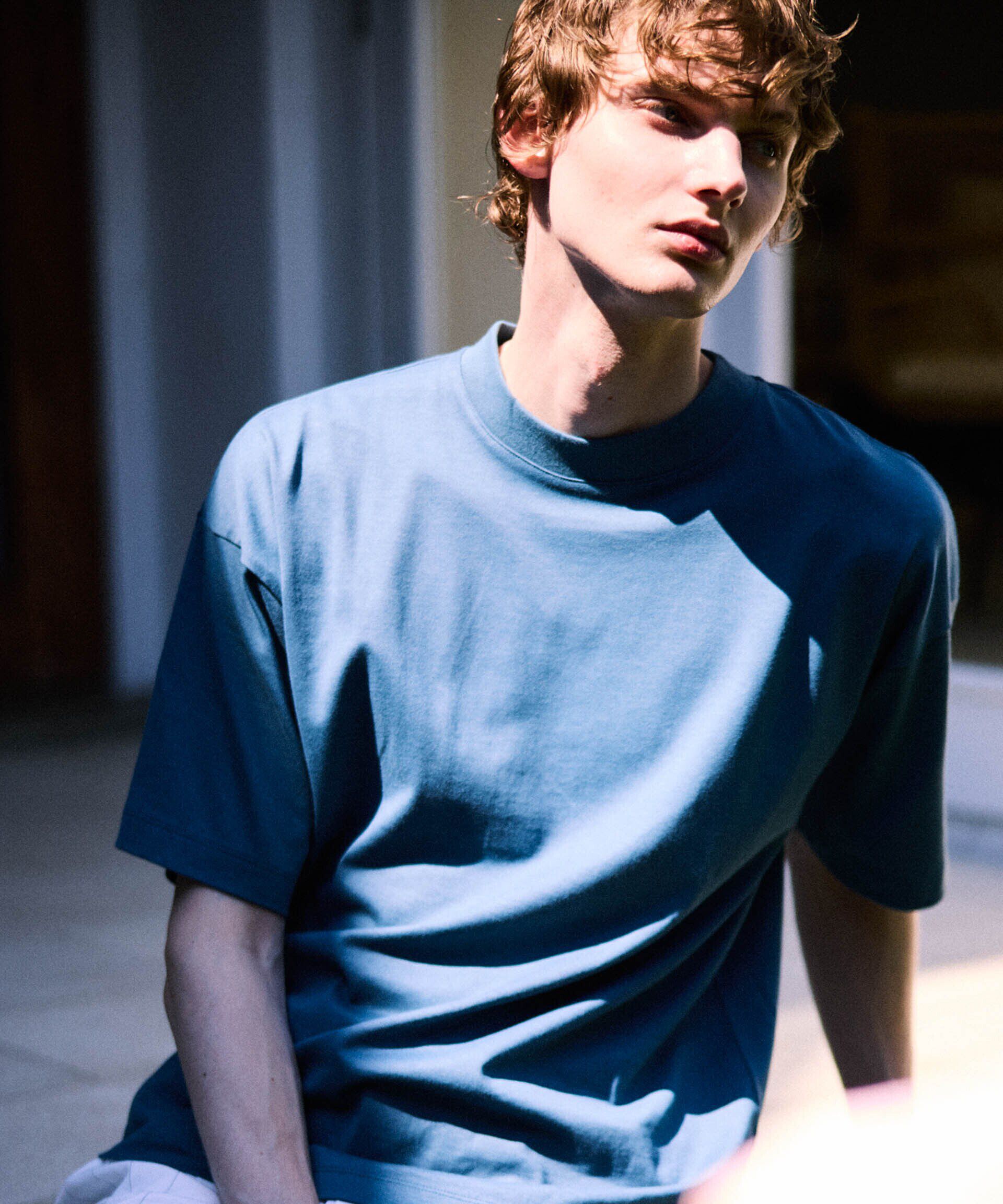 nano･universe「Anti Soaked(R)汗染み防止 クルーネックビッグT」|Tシャツ・カットソー|