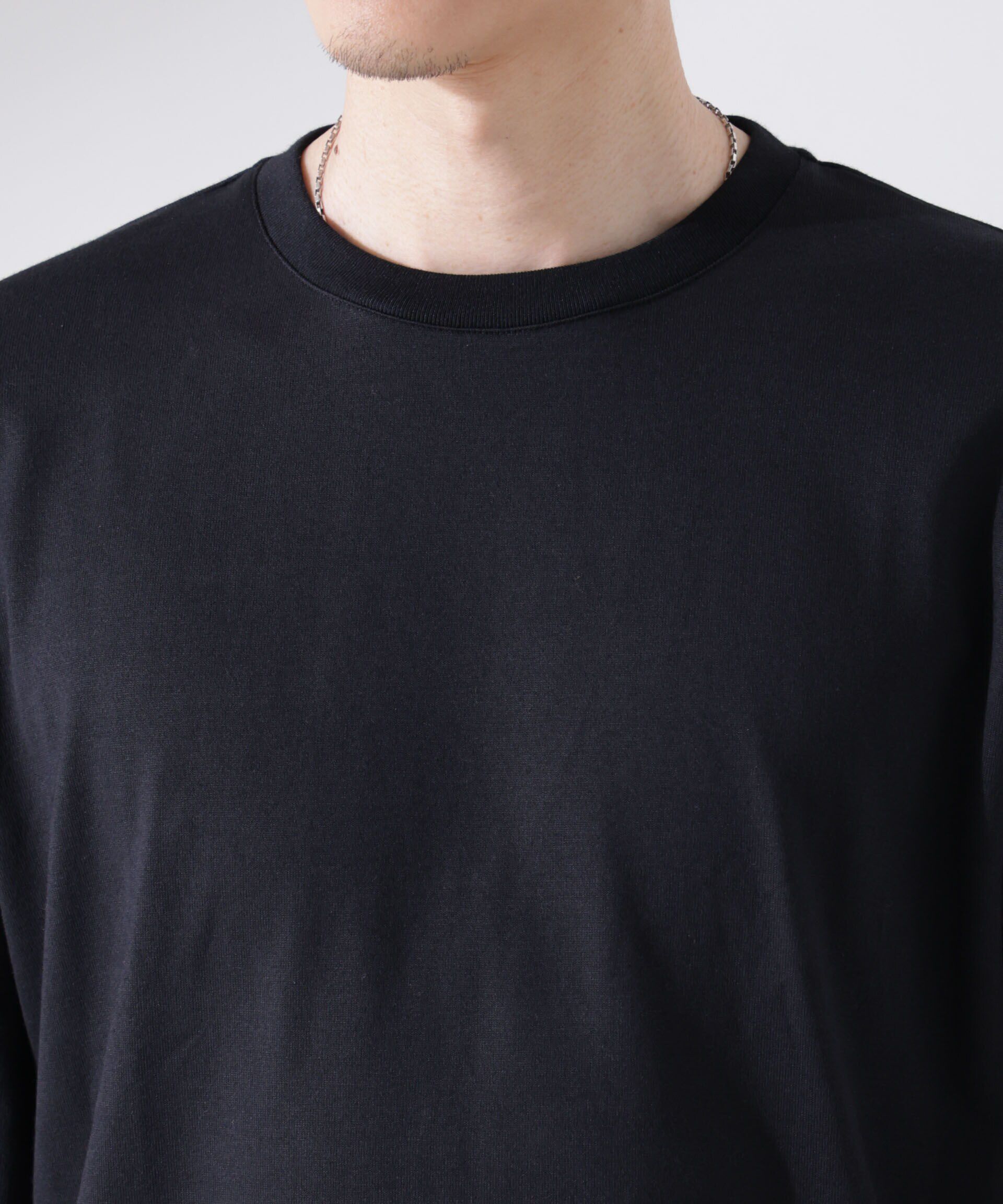 nano･universe「Anti Soaked(R)汗染み防止 クルーネックTシャツ 長袖」|Tシャツ・カットソー|