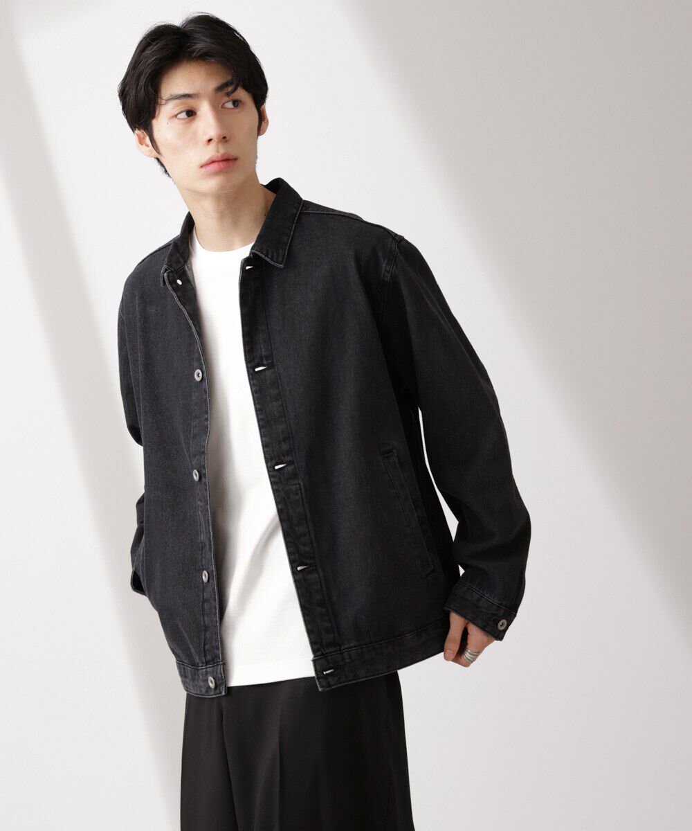 nano･universe「デニムブルゾン」|ブルゾン・スタジャン|