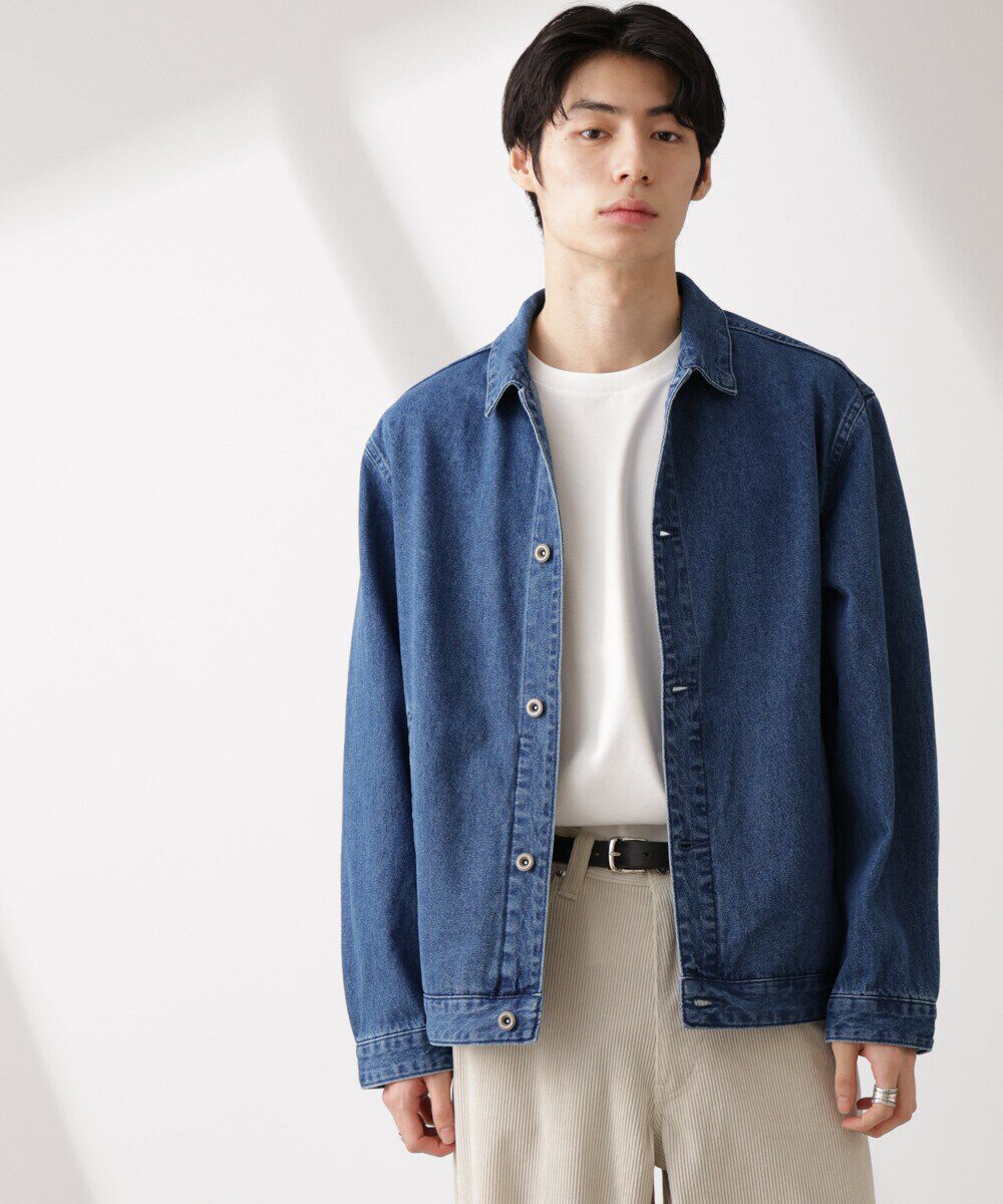 nano･universe「デニムブルゾン」|ブルゾン・スタジャン|