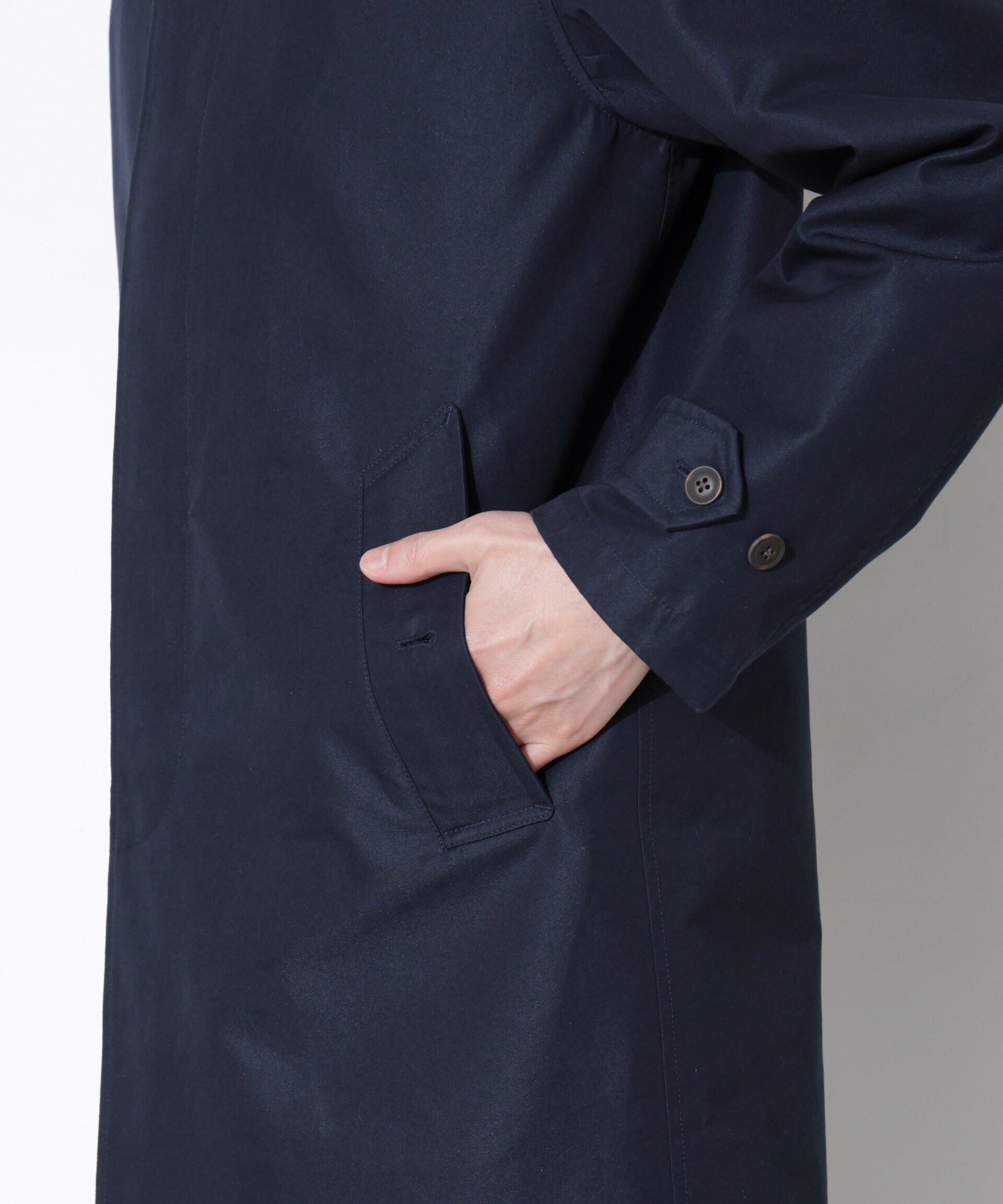 nano･universe「撥水ギャバラグランステンカラーコート」|その他|