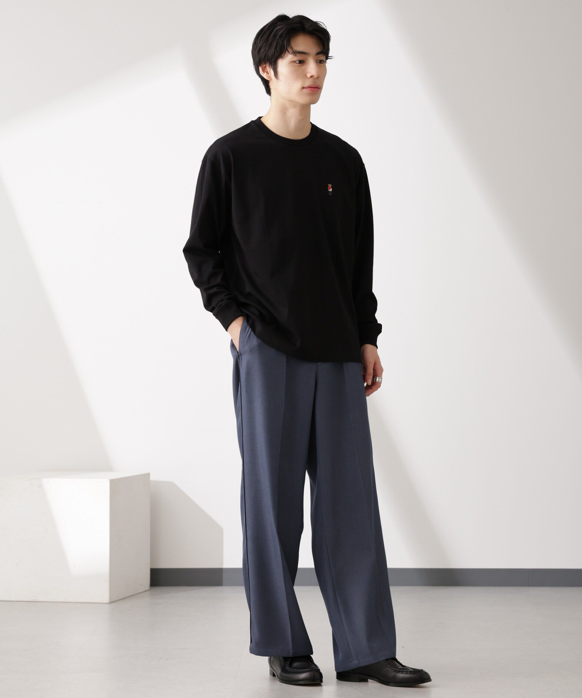 nano･universe「ナノベアTシャツ 長袖」|Tシャツ・カットソー|