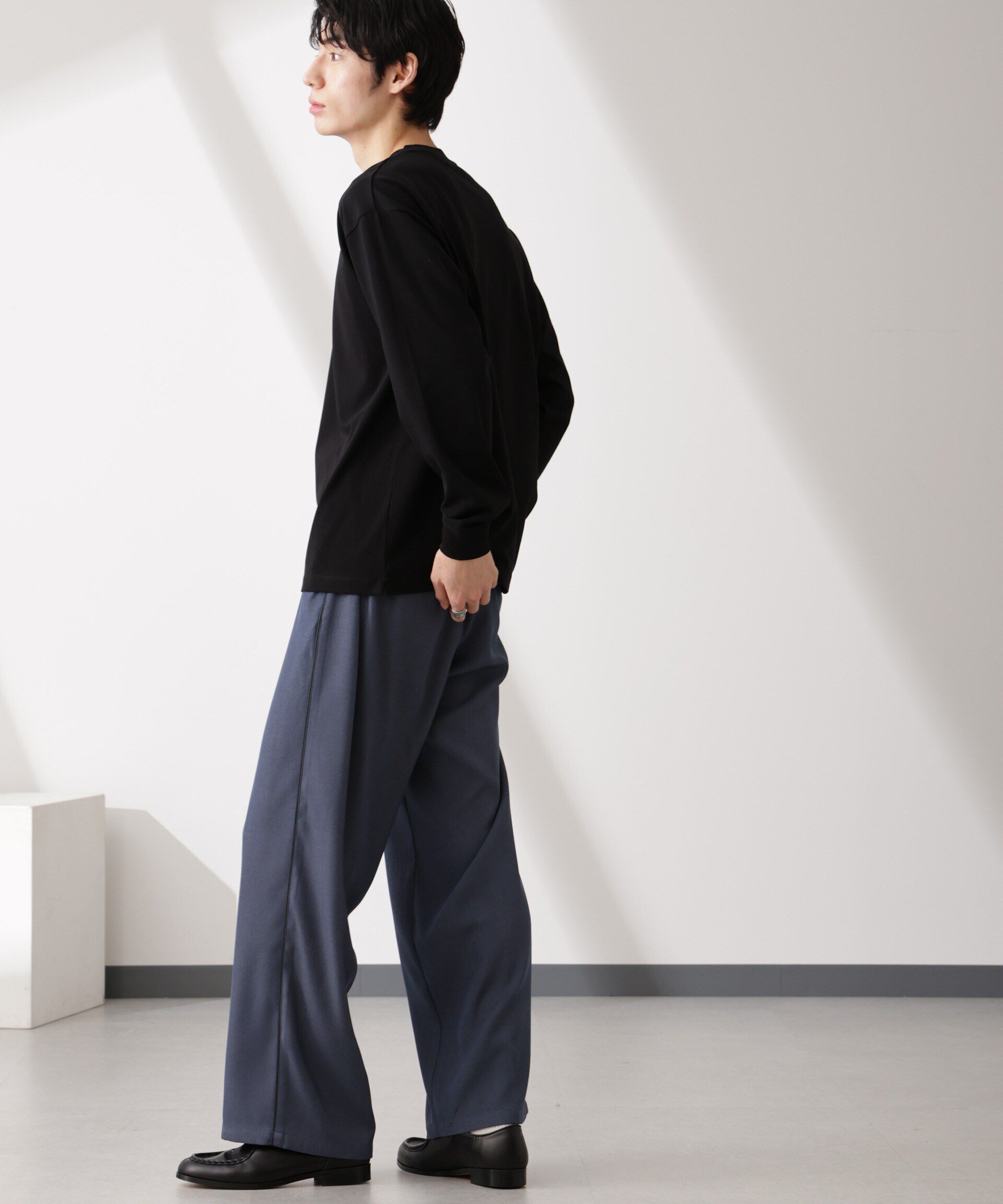 nano･universe「ナノベアTシャツ 長袖」|Tシャツ・カットソー|