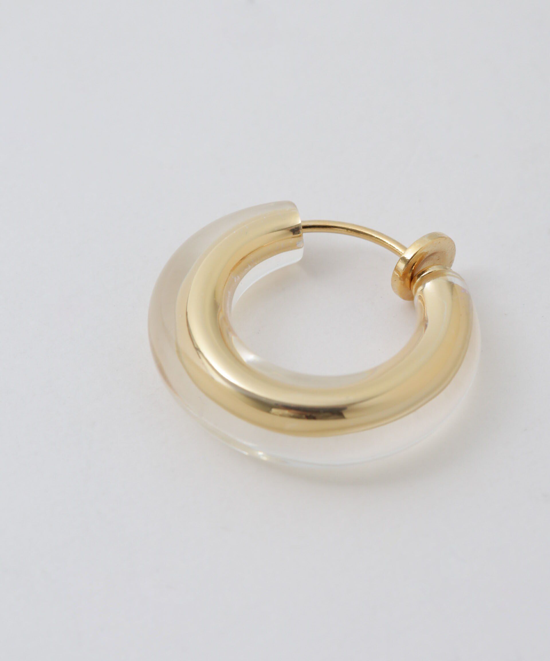 nano･universe「クリアフープピアス」|ピアス|