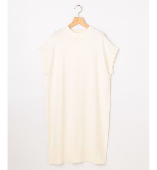 組曲「コットンカシミヤMIXチュニック丈ニットワンピース」|ワンピース|