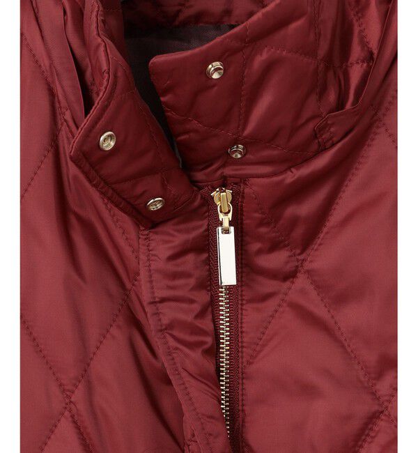 自由区「【洗える】ブライトキルト フード付きコート」|ミリタリー・モッズコート|