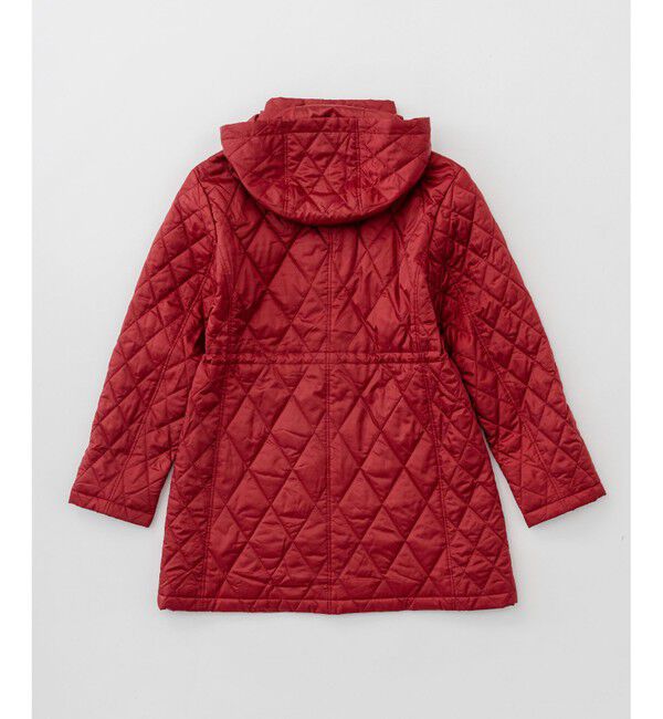 自由区「【洗える】ブライトキルト フード付きコート」|ミリタリー・モッズコート|