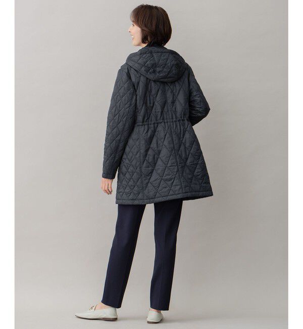 自由区「【洗える】ブライトキルト フード付きコート」|ミリタリー・モッズコート|