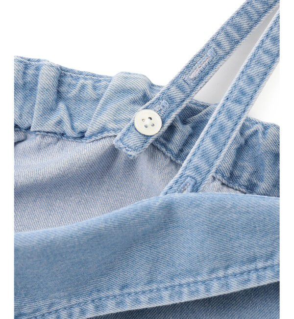 23区「【洗える】ライトダンガリー ビスチェ」|シャツ・ブラウス|