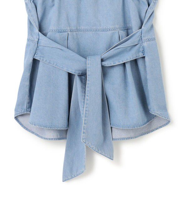 23区「【洗える】ライトダンガリー ビスチェ」|シャツ・ブラウス|