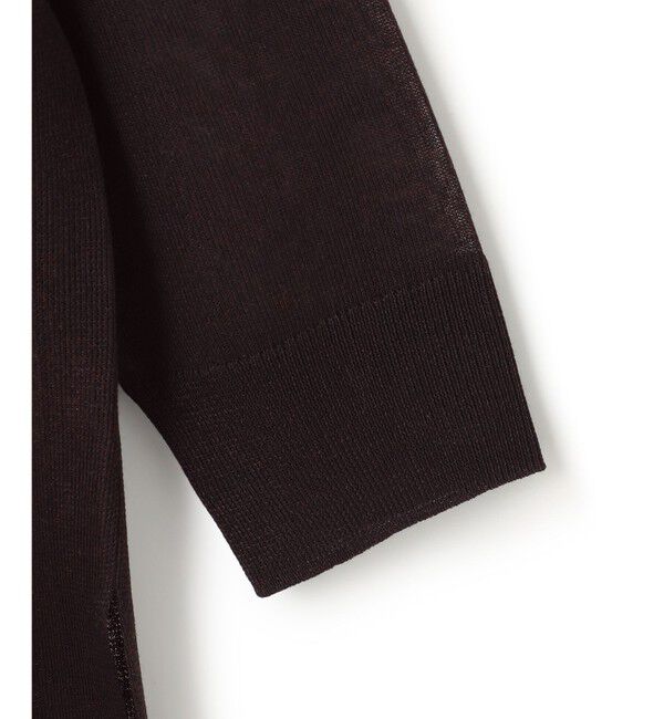 23区「【洗える】シャイニーシアー ボートネック ニット」|ニット・セーター|