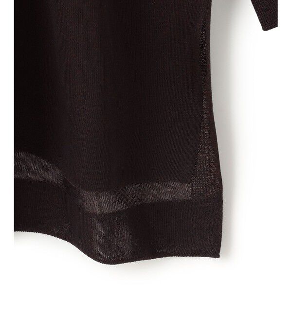 23区「【洗える】シャイニーシアー ボートネック ニット」|ニット・セーター|