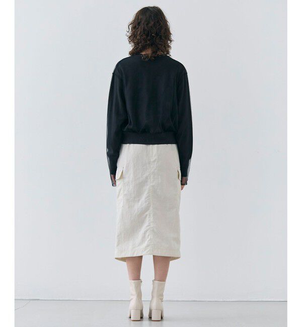 BEIGE,「【洗える】ACANTHUS / カーゴディティールコクーンタックスカート」|スカート|