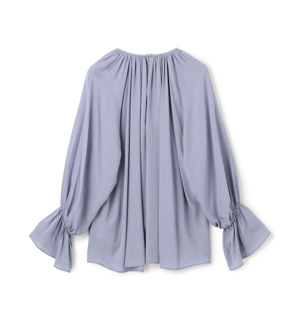 BEIGE,「【洗える】MUSCARI / ソフトシルクキャンディースリーブブラウス」|シャツ・ブラウス|