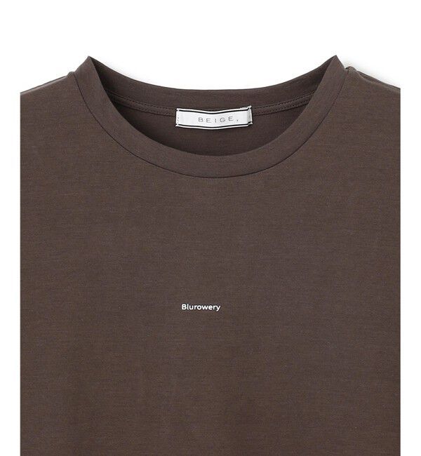 BEIGE,「【洗える】CAMPANULA / メッセージプリントTシャツ」|Tシャツ・カットソー|