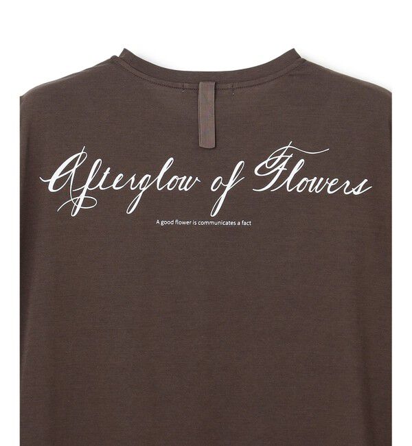 BEIGE,「【洗える】CAMPANULA / メッセージプリントTシャツ」|Tシャツ・カットソー|