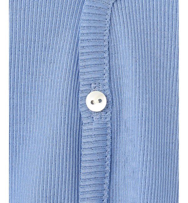 BEIGE,「【洗える・BAILA 10月号掲載】MARINO / 2WAYリブコンパクトカーディガン」|Tシャツ・カットソー|