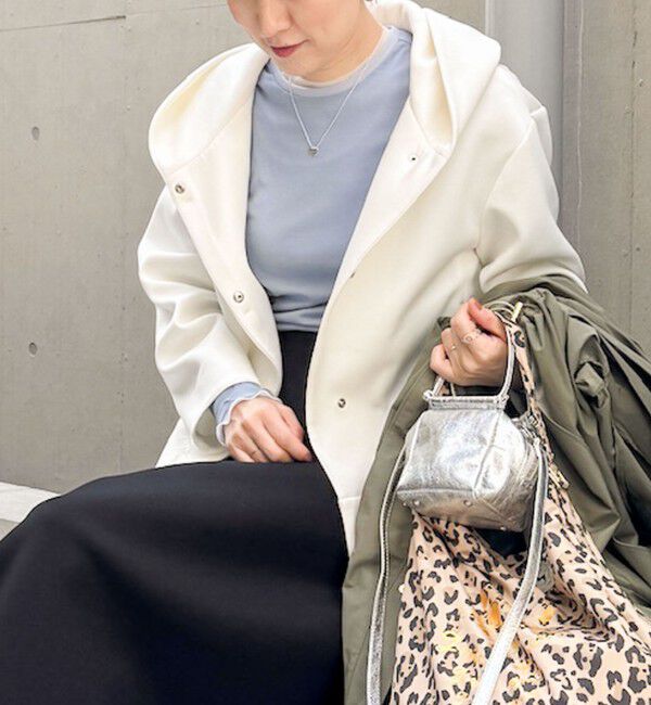 NOLLEY'S「【追加】ウォッシャブルエアボールフードブルゾン」|ブルゾン・スタジャン|