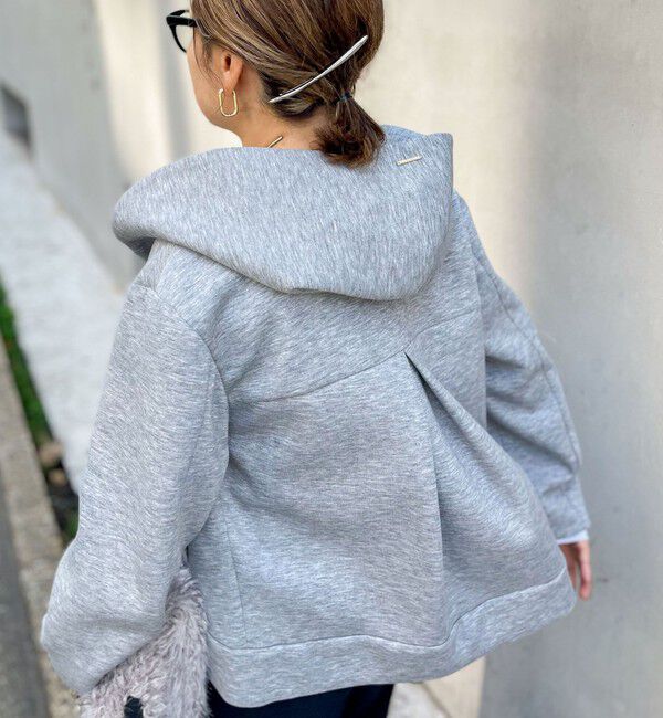 NOLLEY'S「【追加】ウォッシャブルエアボールフードブルゾン」|ブルゾン・スタジャン|