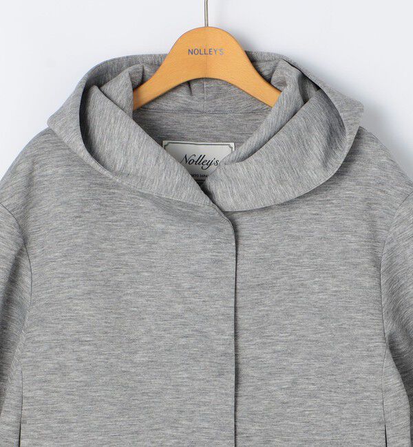 NOLLEY'S「【追加】ウォッシャブルエアボールフードブルゾン」|ブルゾン・スタジャン|