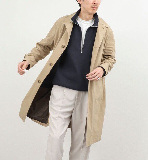 NOLLEY'S goodman「《ビジカジ対応》【ダントツ撥水】ステンカラーコート 26SS」|ステンカラーコート|