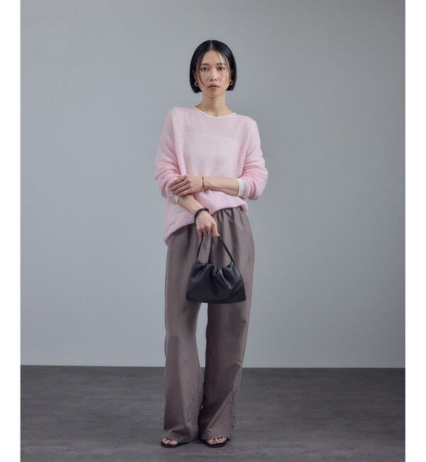 SALON adam et rope'「カシミヤリネンシアーニットプルオーバー」|ニット・セーター|