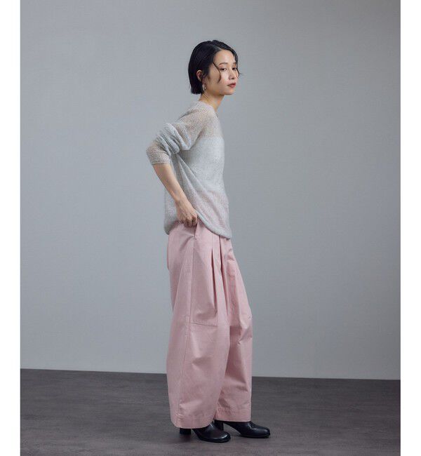 SALON adam et rope'「カシミヤリネンシアーニットプルオーバー」|ニット・セーター|